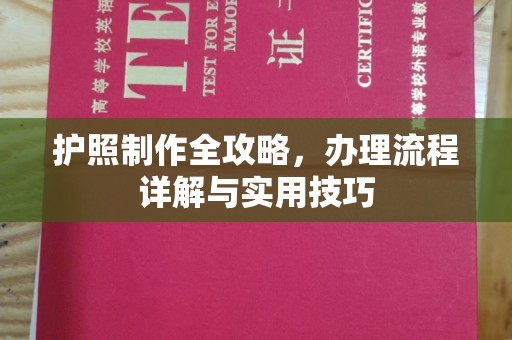 西工护照制作全攻略，办理流程详解与实用技巧